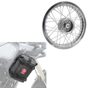 Set: Felge 2,5x16 breit passend für Simson S51 S50 S70 Schwalbe KR51 AF26 + Sturzbügeltasche K3 6L