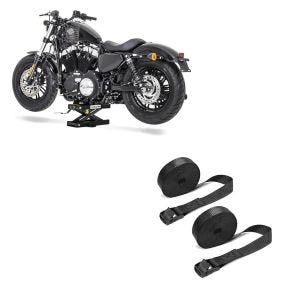 Set: Hebebühne Mini-Lift Scherenheber bis 500kg in schwarz + Spanngurt Set Zurrgurte 150cm 2 Stück in schwarz_1