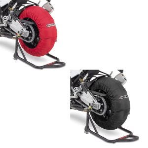 Set: Reifenwärmer Set 60-80°C für 17 Zoll schwarz + Reifenwärmer Set 60-80°C rot_1