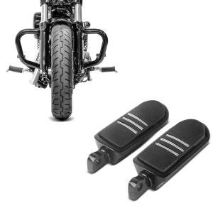 Set: Pare cylindre Mustache compatible avec Harley Davidson Sportster 04-20 pare carter noir Craftride + repose pieds Chauffeur-Passager BQ compatible avec Harley Davidson Universel noir Craftride