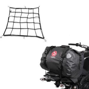 Set: Hecktasche Drybag TB40 Wasserdicht Volumen 40l + Gepäcknetz, , 110 x 110 cm Spannweite