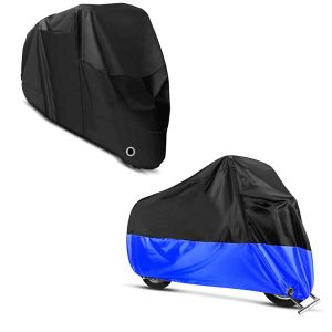 Set: Abdeckplane XXXXL Abdeckhaube in schwarz + Abdeckplane XXXL Abdeckhaube in schwarz-blau