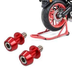Set: Béquille d'atelier arrière ST Racing rouge + Diabolos Motea Assen M6 rouge