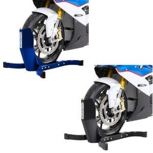 Set: Wippe Easy Plus Vorderradwippe ständer bis 21" schwarz + Wippe Easy-Plus ständer bis 21 Zoll blau_1