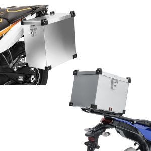 Set: Alukoffer Namib 38Ltr Alu Topcase Top Box + Alu Seitenkoffer Namib 35Ltr Alukoffer_1