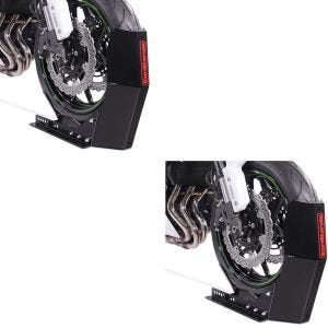 Set: Bloque Roue bascule à 21" noir + noir mat compatible avec Yamaha XTZ 750 Super Tenere