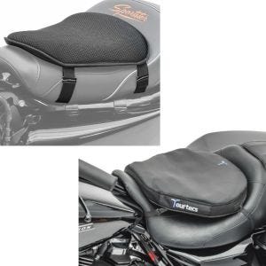 Set: Luftkissen Air Deluxe ML Komfort Sitzkissen in schwarz + Gel Sitzkissen M Universal Komfortkissen schwarz
