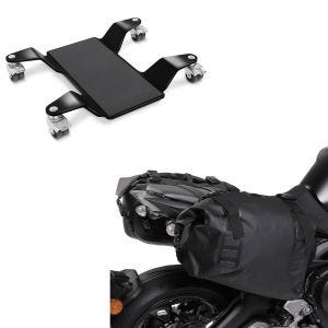 Set: Rangierhilfe für Hauptständer Easy Mover II bis 320kg in schwarz + Seitentaschen Wasserdicht WD1 2x43l mit Rollverschluss