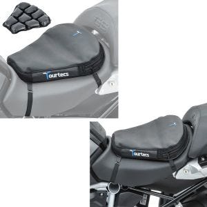 2x Luftkissen Tourtecs Air Deluxe M Komfort Sitzkissen in schwarz Spar-Set_1