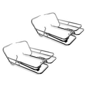 2x Kofferträger Twin Rail passend für Harley Davidson Touring 97-08 mit Schutzbügel Craftride Spar-Set