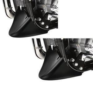 2x Bugspoiler passend für Harley Davidson Sportster Forty-Eight 48 Special 18-20 Craftride schwarz Spar-Set