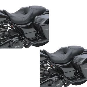 2x Sitzbank passend für Harley Davidson Touring 08-24 Doppel Sitz Fahrer Beifahrer XG4 Craftride Spar-Set