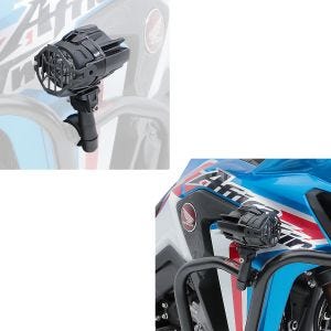 2x LED Zusatzscheinwerfer mit Sturzbügel Halter und Schutzgitter Lumitecs SX22 Spar-Set_1