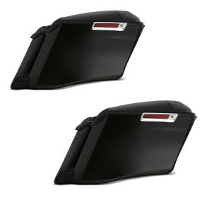 2x Seitenkoffer Stretched passend für Harley Davidson Touring 14-24 CVO Style unlackiert Craftride Spar-Set