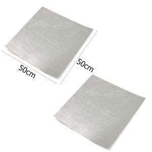 2x Hitzeschutzfolie selbstklebend fürs Hitzeschutz Zaddox 50x50cm Spar-Set