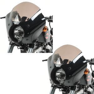 2x Verkleidung für Harley Dyna 06-17 / Sportster Forty-Eight 48 16-18 Lampenmaske Craftride Gauntlet MG4 Spar-Set_1