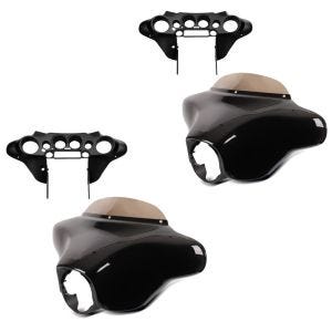 2x Batwing Verkleidung Komplettset für Harley Davidson Touring 1996-2013 Craftride Spar-Set_1