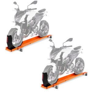 2x Rangierschiene Harley Street Glide / Special ConStands Smart-Mover mit Wippe orange Spar-Set_1