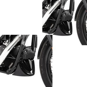 2x Bugspoiler für Harley-Davidson Dyna Modelle 06-17 Craftride schwarz Spar-Set_1