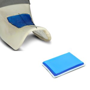 2x Gel-Pad Einbaukissen XL passend für Motorrad-Sitzbank 25x20x1,5 cm Spar-Set
