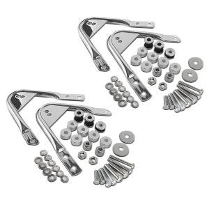 2x Montagekit für abnehmbares Zubehör passend für Harley Davidson Touring Modelle 97-08 Craftride Spar-Set