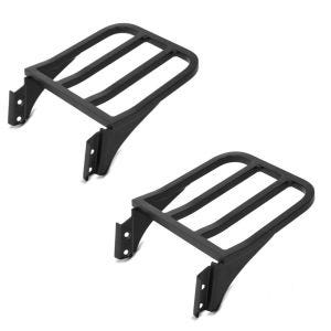 2x Portebagages compatible avec Harley Davidson Sportster, Dyna, Softail noir Craftride Set Discount