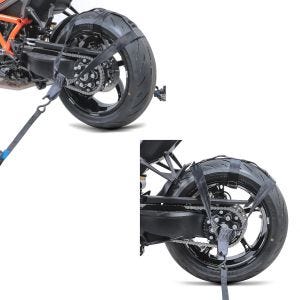 2x Spanngurt Hinterrad ConStands Fixiergurt für Transportsicherung schwarz Spar-Set_1