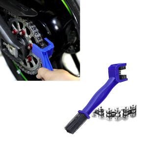 2x Reinigungsbürste Motorradkette Zaddox blau Spar-Set
