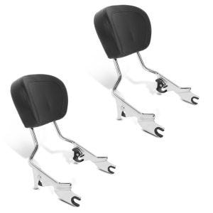2x Sissybar Harley Touring Modelle 2009-2021 Craftride Fast Driver-M chrom Spar-Set_1
