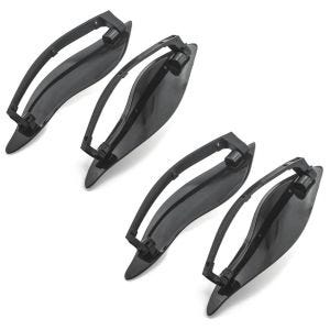 2x Seitlicher Windabweiser für Harley-Davidson Touring 14-21 schwarz Craftride Spar-Set_1