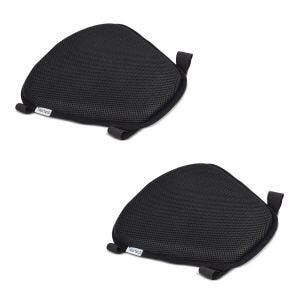 2x Gel Sitzkissen M Tourtecs Universal Komfortkissen schwarz Spar-Set_1