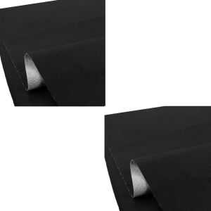 2x Sitzbank-Bezug Kunstleder anti-rutsch schwarz XL 140x100 cm Sitzbezug Spar-Set