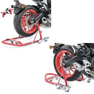 2x Rangierhilfe Montageständer Hinterrad Mover 1 universal von ConStands rot Spar-Set_1