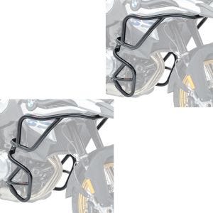 2x Pare carter Set compatible avec BMW F 850 GS / F 750 GS 18-23 haut et bas crashbar Discount Set