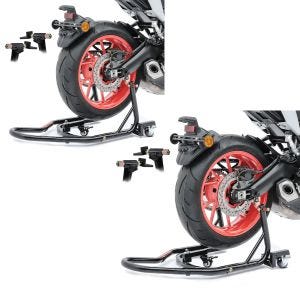 2x Béquille d'Atelier arriere aide au Rangement Mover 2 ConStands noir Discount Set