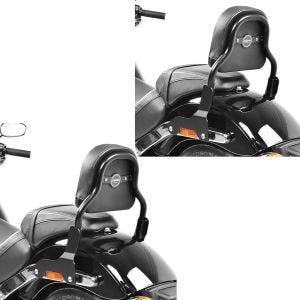 2x Sissy Bar CSS Fix für Harley-Davidson Sport Glide 18-21 schwarz Craftride Spar-Set_1