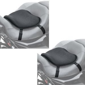 2x Gel Sitzkissen Yamaha MT-09 / MT-07 / Tracer Komfortkissen L Tourtecs schwarz Spar-Set_1