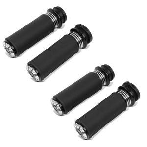 2x Lenker-Griffe 1" Zoll Craftride HG2 CNC Alu für Harley-Davidson Street Glide Special 15-21 Elektronischer Gasgriff Spar-Set_1