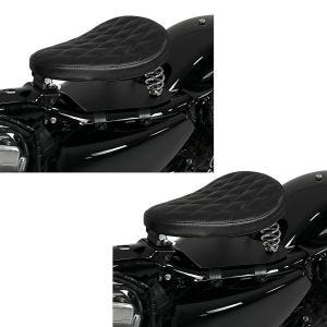 2x Solo Federsattel mit Grundplatte Craftride SG12 schwarz Spar-Set_1