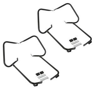 2x Kofferträger passend für Harley Davidson Touring 97-08 mit Schutzbügel schwarz Craftride Spar-Set