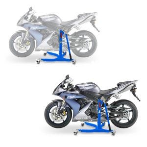 2x Zentralständer Yamaha YZF-R1 04-06 blau Motorradheber ConStands Power-Classic Spar-Set_1