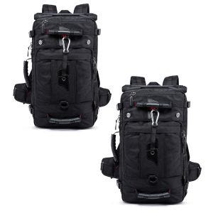 2x Motorrad Rucksack Bagtecs HK4 Hecktasche 45Ltr in schwarz Spar-Set