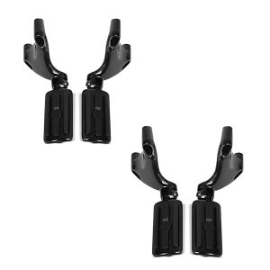 2x Sozius Fussrasten Set mit Halter für Harley Sportster Forty-Eight 48 10-13 BL1 Craftride Spar-Set_1
