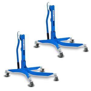 2x Zentralständer ohne Adapterplatte in blau Motorradheber ConStands Power-Classic Spar-Set_1