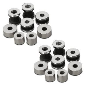 2x Anbausatz Docking Hardware Kit für Harley Davidson Touring Modelle 1997-2008 Craftride Spar-Set_1