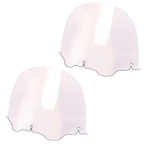 2x Windschild 12,5" passend für Harley Davidson Electra-Street Glide 96-13 klar Craftride Spar-Set