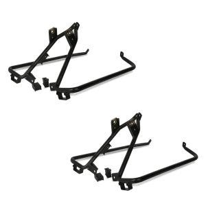 2x Kit de support de sacoche compatible avec Harley Davidson Touring 09-13 noir Craftride Set Discount