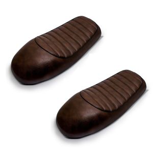 2x Sitzbank passend für Café Racer Umbau Craftride HS8 braun Spar-Set