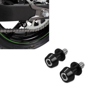2x Motorrad Prismabuchsen-Racingadapter Motea Assen M8 schwarz Spar-Set_1