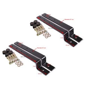 2x Haltesatz für Chopper Seitenkoffer / Harte Satteltaschen Craftride Spar-Set_1